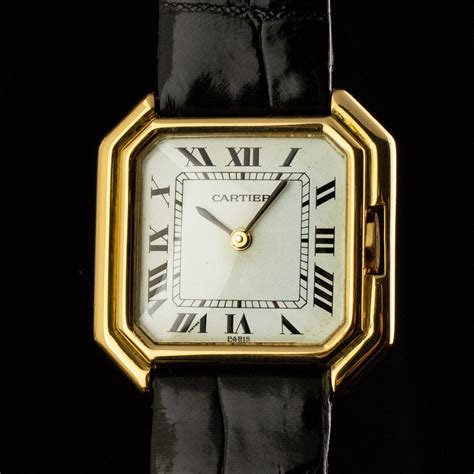 montre cartier ceinture or 18 kt boucle deployant 18kt|cartier panthere watch.